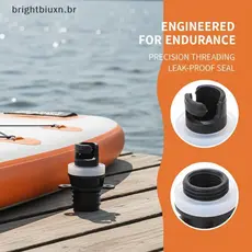 Adaptador De Válvula De Ar Durável 1 2 3 Peças Para Barco Inflável Caiaque Conector De Bomba SUP Universalpatibilidade A