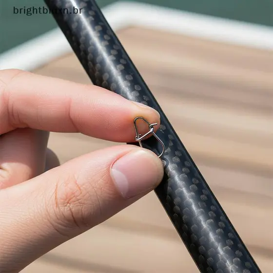 Gancho De Pino Giratório De Aço Inoxidável Para Pesca , Conector De Isca De Segurança Segura Viagens Ao Ar Livre ,