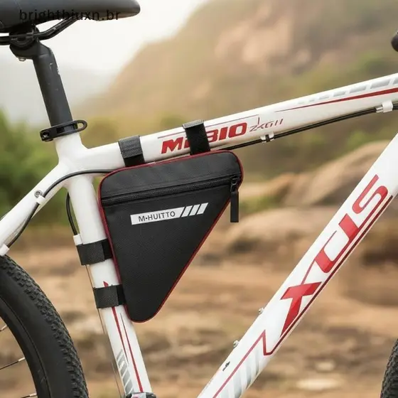 Tubo Frontal De Bicicleta À Prova D'água , Bolsa Transparente Com Tela Sensível Ao Toque , 1 Peça , Acessório Leve De Ci