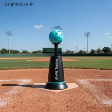 Treinador De Habilidade De Rebatidas De Beisebol , Base Estável E Ponderada , Equipamento De Prática Solo Para Iniciante