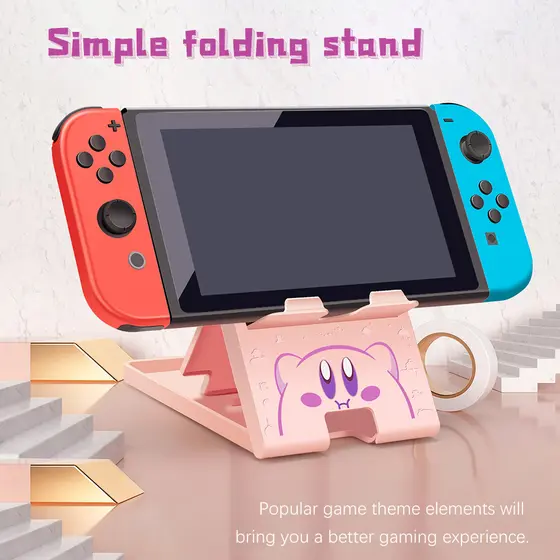CLEC Para Nintendo Switch Suporte Ajustável Animal Cruzamento Portátil Chassi Base Lite Titular Acessórios Do Jogo