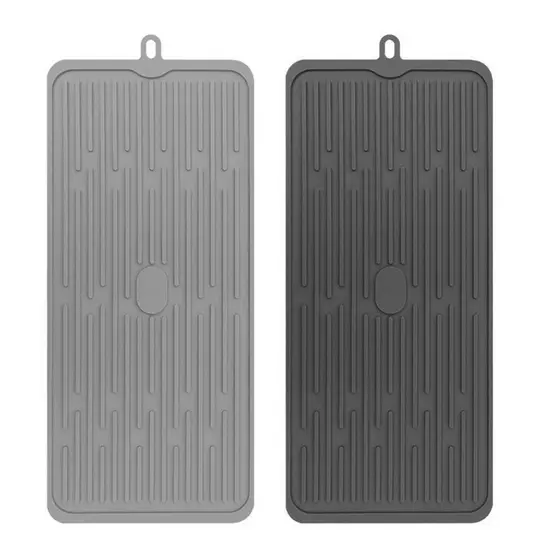 Almofada de drenagem de Silicone grande multifuncional almofada seca isolamento térmico Placemat dreno pia Dhome
