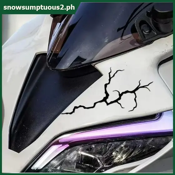 2 Folhas À Prova Dwaterproof Água Condução Segura Para Capacete De Moto Tanque Combustível DIY Scooter Decalques Vinil R