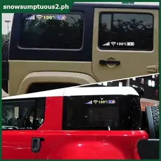 Marca De Nível De Bateria Wi-Fi Decalques De Vinil Para Carro Pára-Brisa Traseiro Engraçado Stiers [SNOW]