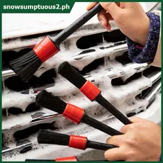 5 Pçs Escovas De Detalhamento De Carro Limpo Assento Detalhe Escova De Fenda De Lavagem Para Limpeza Interior Do [SNOW]