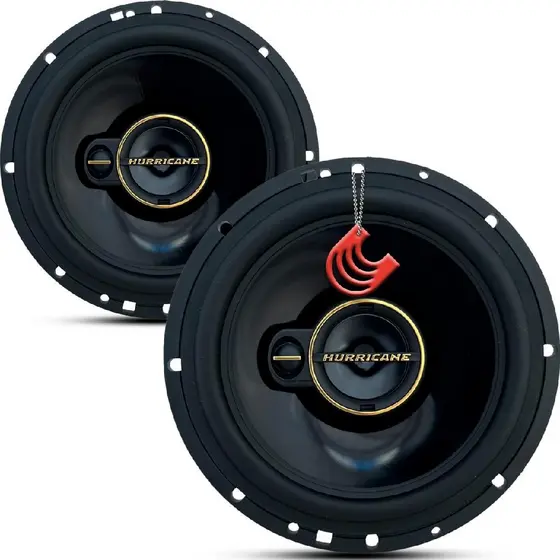 Kit Falantes 6 Polegadas Som Porta Carro 120w Medio Boca Automotivo Bob Hurricane Aurum Triaxial A6T