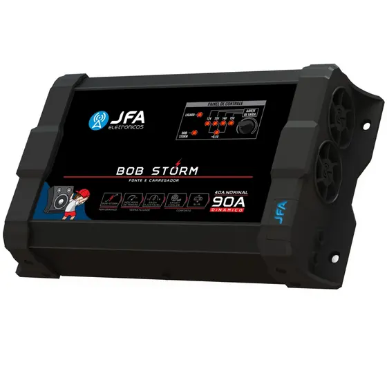 Fonte JFA Bob Bivolt Tomada Energia para Caixa Bob Ativa Trio Home 60A 90A 120A 200A