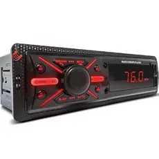 Radio Aparelho MP3 Player Som Automotivo Bluetooth Usb RCA FM Potencia Power Beats Carroussel Auto