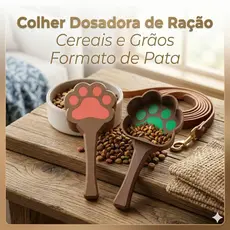 Colher pra pegar Raçao para Pet Pegador Dosadora Ração Graos e Cereais Animal de Pata Gato Cachorro