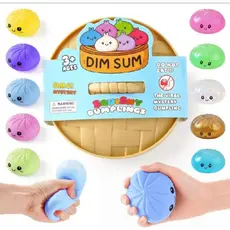 Squishy Dumpling Bolinho Surpresa Viral Tik Tok COR SORTIDO