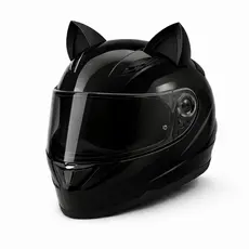 Ornamento Orelha de Gato Acessorios para Capacete Moto Infantil Headset Presente