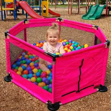 Chiqueirinho Bebê Cercadinho Grade Portátil Dobrável Amplo Espaço Menino Menina Playground Diversão