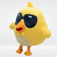 Boneco Pelúcia Pintinho Pierre - O Parceiro Estiloso da Turma da Boiadeirinha Presente Criança Feliz Envio Rápido