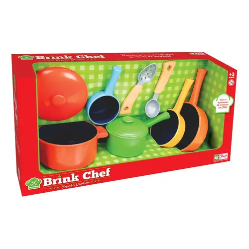 Kit Brink Chef Com Acessórios - 9 Peças Brink Model