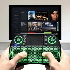 Mini Teclado Controle Sem Fio Para Smart Tv Box