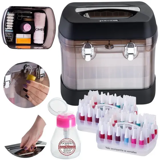 Carrinho Esmalte Auxiliar Manicure Expositor Salão De Beleza