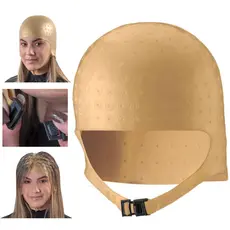 Touca Romana Mechas Luzes Anatômica  Silicone Alça Prendedor