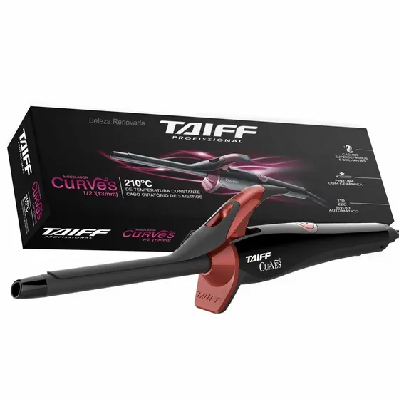 Modelador De Cachos Taiff Curves 13mm Babyliss Fino Original