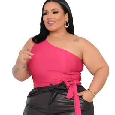 Blusa cropped feminino plus size GG suplex 46 a 50 modelo mula manca