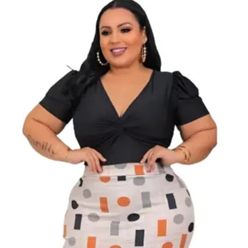Blusa cropped feminino plus size GG suplex 46 a 50 modelo curve
