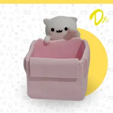Organizador de mesa Escritório Porta Trecos Gato fofo Decorativo Várias Cores
