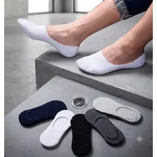 Kit com 3/6/12 Meias sapatilha soquete Invisível homens e mulheres Cores aleatórias