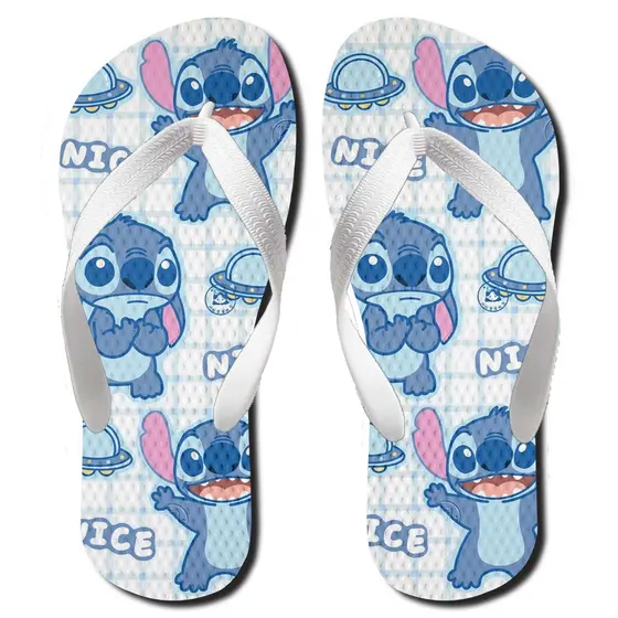 Chinelo Do Lilo & Stitch Infantil Menina Feminino Muitas Estampas Filme da Disney Unissex Adulto e Infantil