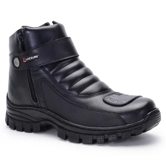 Bota Masculina para Moto e Dia a Dia Conforto Segurança e Alta Durabilidade Hornet
