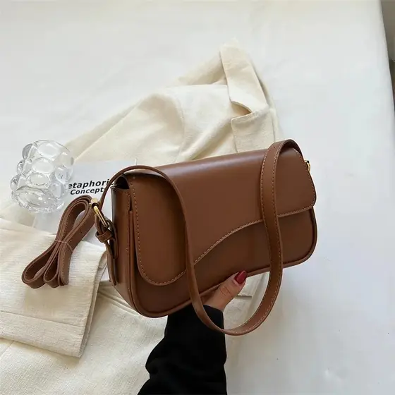 Bolsa Caramelo Exclusiva Jet Bolsa Fivela Bolsa Media Balada