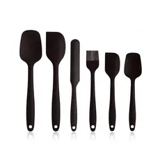 Kit Espátula com 6 peças de silicone alta qualidade