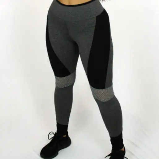 Kit 2 Calças Legging Academia Corrida Fitness Com Tela Confortavel