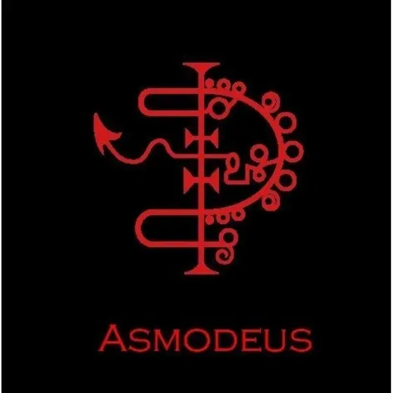 QUADRO DECORATIVO PLACA MDF- SIGILO ASMODEUS