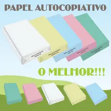 Papel Autocopiativo Pct 200 Folhas Formato A4 (21,0x29,7)