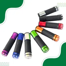 Par de Manopla Punho Moto Esportiva De Alumínio Modelo Universal - Diversas Cores