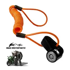 Trava de Disco Para Moto com Lembrete - Trava de Segurança para moto