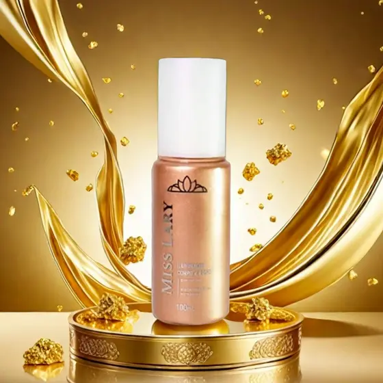 Spray Glow Iluminador De Alto Brilho Para Corpo e Rosto - Miss Lary