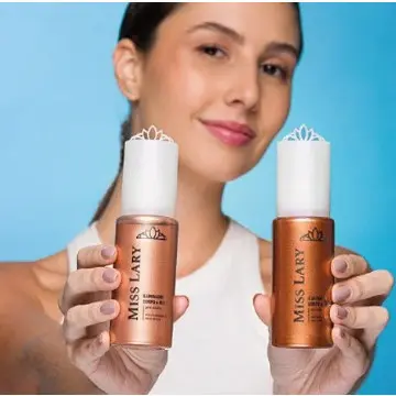 Spray Iluminador Glow De Alto Brilho Para Corpo e Rosto - Miss Lary