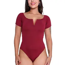 Body Bulsa Femenino Ciganinha com Bojo Gola V Moda Verão body com Manga