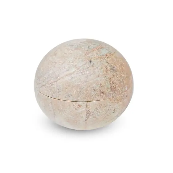 Saleiro Rústico artesanal modelo bola pedra sabão