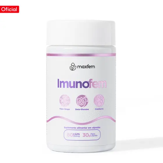Imunofem Cápsulas Saúde Íntima Feminino 60 Unidades