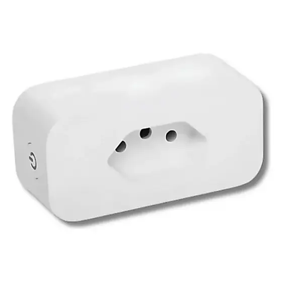 Tomada Adaptador Plug Inteligente Smart Wifi Automação monitoramento de consumo 16A Alexa Google G-light