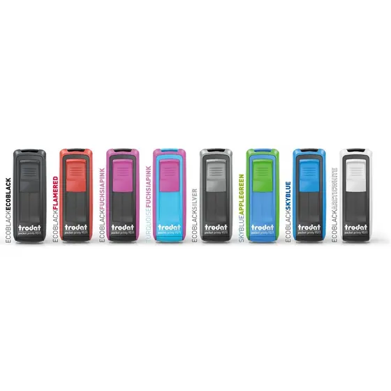 Carimbo de Bolso Personalizado Trodat Pocket 9511 Medida 38x14mm profissionais da saúde professores