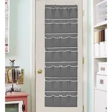 Sapateira Organizadora De Porta E Parede Vertical Multiuso Dobrável Grande Tênis Sandália Chinelo