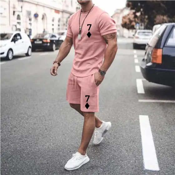 Kit Conjunto Masculino Camisa e Short 7(pode ter peqenas variações de cores