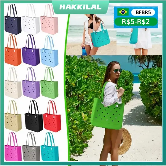Bolsa De Praia EVA De Verão Extra Grande Para Mulheres , Compras De Piquenique À Prova D'água