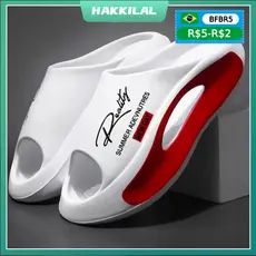 Chinelos Masculinos e Femininos Moda Antiderrapantes Chinelos de Casal EVA 2 Cores 36-45