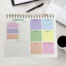 Planner - Planejamento Semanal Organização Caderno Para Anotações
