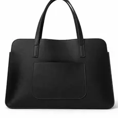 Bolsa Saco Feminina para Notebook 42cm Couro Sintético Ipermeável
