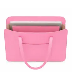 Sacola para Notebook Feminina 42cm Executiva Elegante Couro Sintético Premium