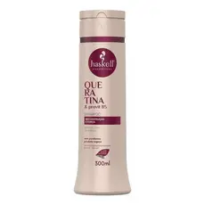 Shampoo Haskell Queratina Reconstrução - 300ml, Haskell Tratamento Capilar Cabelo Feminino Hidratação Sáude Higiene